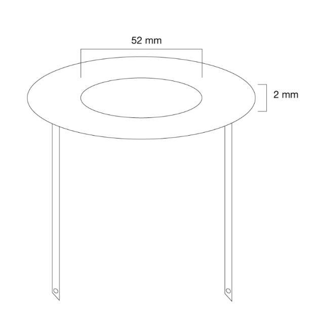 Аксесоар Neomounts by NewStar Ceiling cover for FPMA-C100 & FPMA-C100SILVER, 51 mm, metal