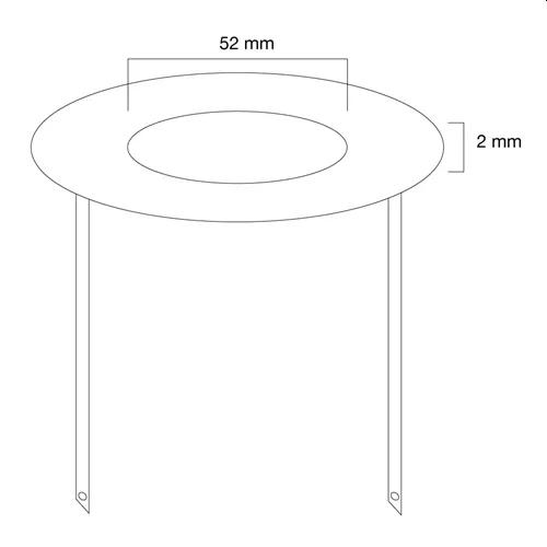 Аксесоар Neomounts by NewStar Ceiling cover for FPMA-C100 & FPMA-C100SILVER, 51 mm, metal