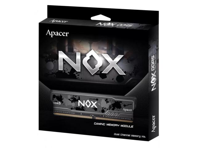 Памет Apacer NOX 8GB DDR5 5600MHz, CL40, 1.25 V