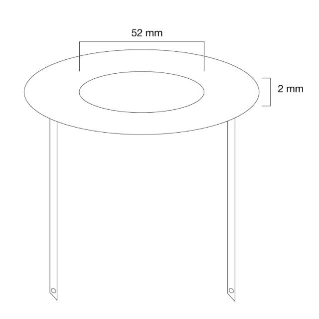 Аксесоар Neomounts by NewStar Ceiling cover for FPMA-C100 & FPMA-C100SILVER, 51 mm, metal