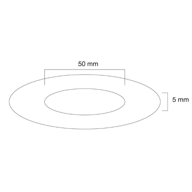 Аксесоар Neomounts by NewStar Ceiling cover for FPMA-C100 & FPMA-C100SILVER, 50 mm