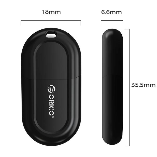 Адаптер Orico Bluetooth 5.0 USB, Black