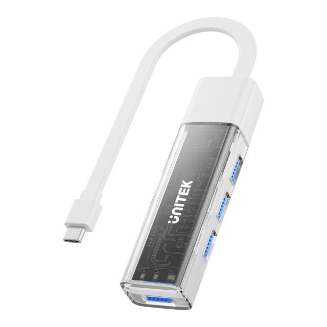 Хъб Unitek 4 портов USB-C/USB-A 3.0 