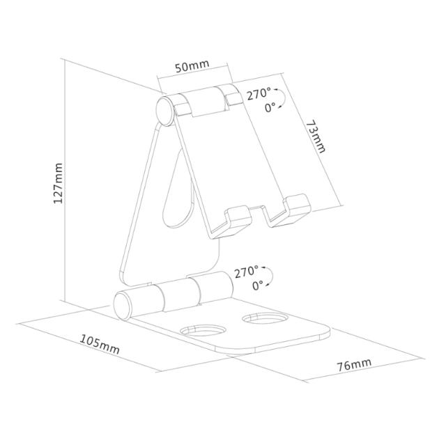 Стойка Neomounts by NewStar Phone Desk Stand (suited for phones up to 7")