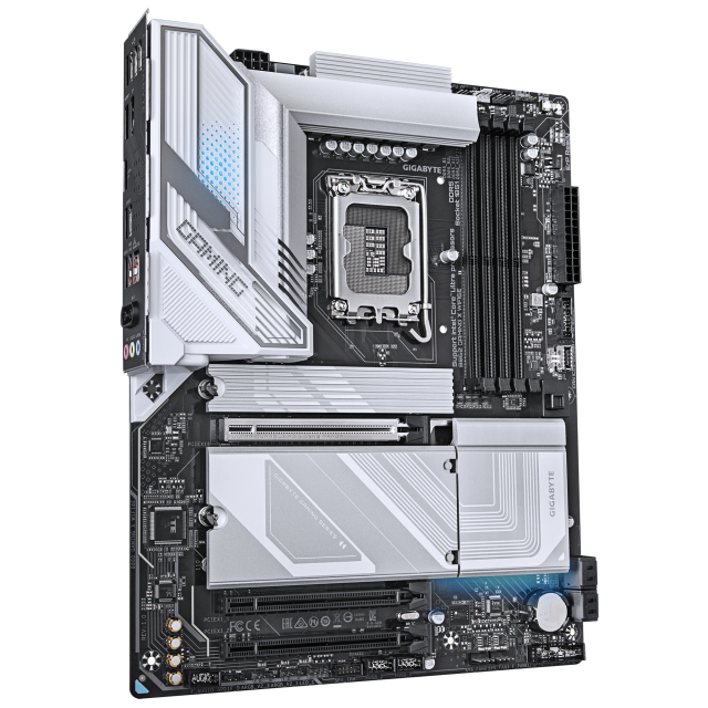 Дънна платка GIGABYTE B860 GAMING X WIFI 6E, LGA 1851, 4x DDR5, 3x M.2, 4x SATA 6Gb/s, Wi-Fi 6E, BLUETOOTH 5.3, HDMI, DP. ATX