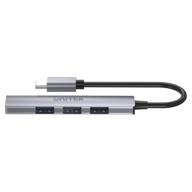 Хъб Unitek H1208B 4-портов USB3.0/2.0, USB Type-C