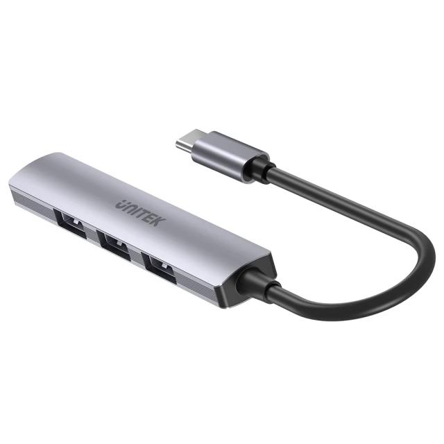 Хъб Unitek H1208B 4-портов USB3.0/2.0, USB Type-C