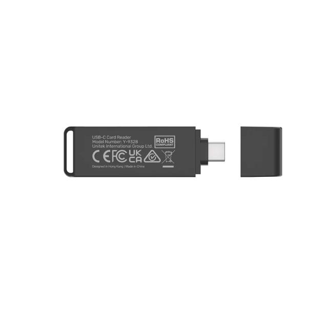 Четец за карти Unitek Card Reader Y-9328, TF / SD / Micro SD / SDXC / SDHC / MMC / RSMMC / Micro SDXC, USB Type-C