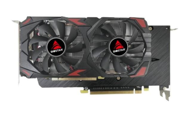 Видео карта BIOSTAR AMD Radeon RX580 8GB GDDR5, 256-bit, HDMI, 2xDP