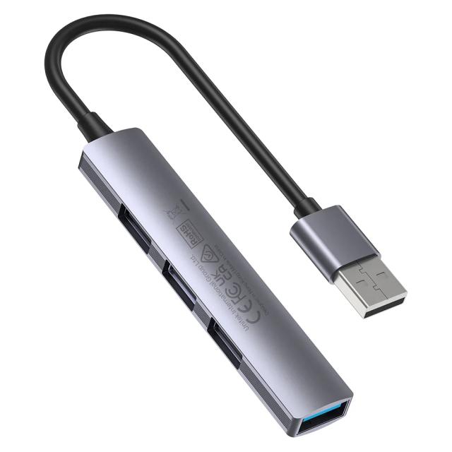 USB хъб Unitek 4-портов, 1 x USB 3.0, 3 x USB2.0, USB 3.0/2.0