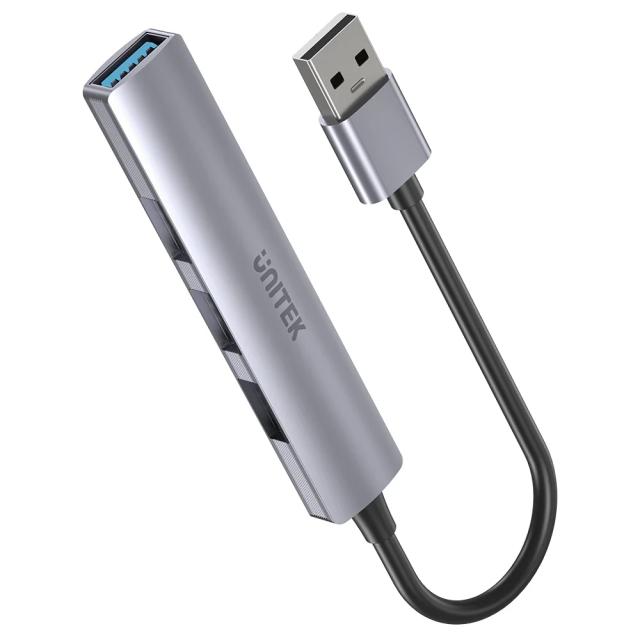 USB хъб Unitek 4-портов, 1 x USB 3.0, 3 x USB2.0, USB 3.0/2.0