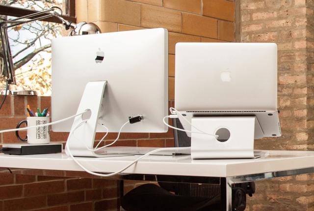 Стойка Neomounts by NewStar Notebook Desk Stand (ergonomic, 360 degrees rotatable)
