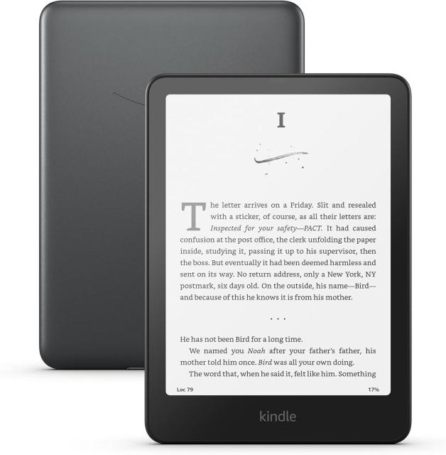 Електронна книга eBook Kindle Paperwhite Signature Edition 2024, 12 генерация, 7" (17.78 cm), 32GB, Wi-Fi/Bluetooth, IPX8, metallick black