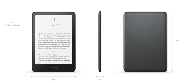 Електронна книга eBook Kindle Paperwhite Signature Edition 2024, 12 генерация, 7" (17.78 cm), 32GB, Wi-Fi/Bluetooth, IPX8, metalilic rasberry