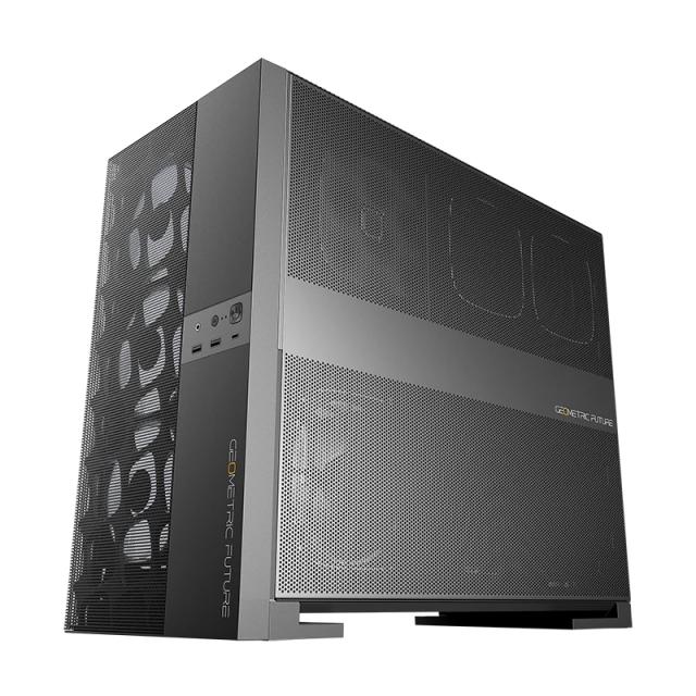 Кутия Geometric Future Model 5 Vent Black, Middle Tower, 1 x USB 3.2 Gen 2 Type-C, 2 x USB 3.0, HD Audio x 1, EATX / ATX / mATX / Mini-ITX