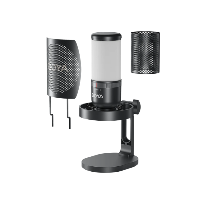 Настолен микрофон BOYA K3, 20 Hz - 20 kHz, -39 dB, USB Type-C