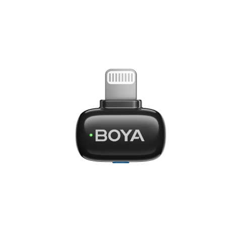 Безжична микрофонна система BOYA Mini 12, 20 Hz - 20 kHz, -42 dB, USB Type-C, Lightning