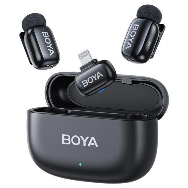 Безжична микрофонна система BOYA Mini 15, 20 Hz - 20 kHz, -42 dB, Lightning 