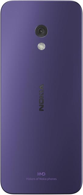 GSM Nokia 235 DS 4G 2025, 2.8" (7.11 cm) QVGA IPS, Unisoc T107, Dual SIM128MB Flash памет (+ microSD), 64MB RAM, 2 MPix камера, Bluetooth, Лилав