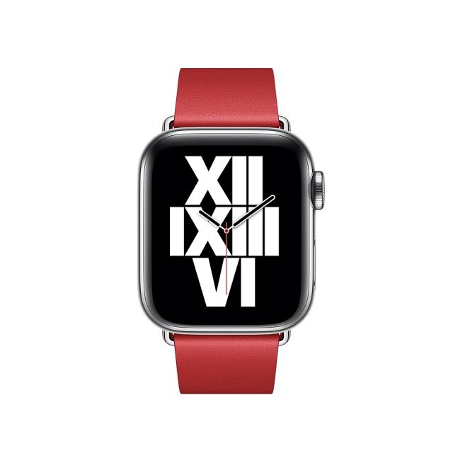 Каишка за часовник Apple Watch 40mm Band: Scarlet Modern Buckle - Small (Seasonal Fall 2020)