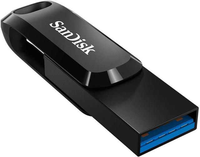 Памет SanDisk Ultra Dual Drive Go 512GB USB Flash Drive, USB Type-C 3.1/USB Type-A, черна, OTG