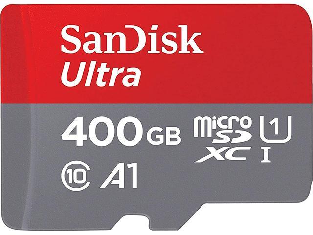 Карта памет SANDISK Ultra microSDXC, 400GB, Class 10, UHS-I A1, 98 MB/s с адаптер SD 