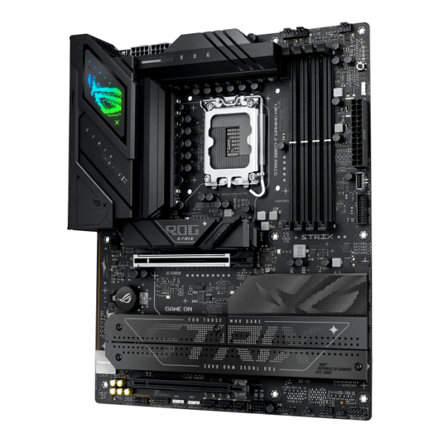 Дънна платка ASUS ROG STRIX B860-F GAMING WIFI, LGA1851, 4x DDR5, 4x M.2, 4x SATA 6Gb/s, Wi-Fi 7, Bluetooth v5.4, HDMI, DP, ATX