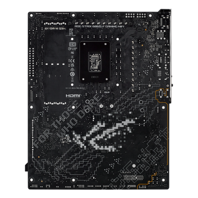 Дънна платка ASUS ROG STRIX B860-F GAMING WIFI, LGA1851, 4x DDR5, 4x M.2, 4x SATA 6Gb/s, Wi-Fi 7, Bluetooth v5.4, HDMI, DP, ATX