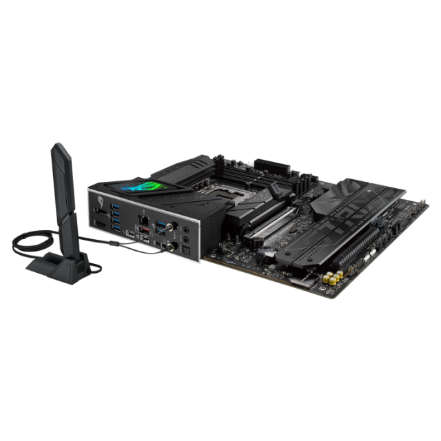 Дънна платка ASUS ROG STRIX B860-F GAMING WIFI, LGA1851, 4x DDR5, 4x M.2, 4x SATA 6Gb/s, Wi-Fi 7, Bluetooth v5.4, HDMI, DP, ATX