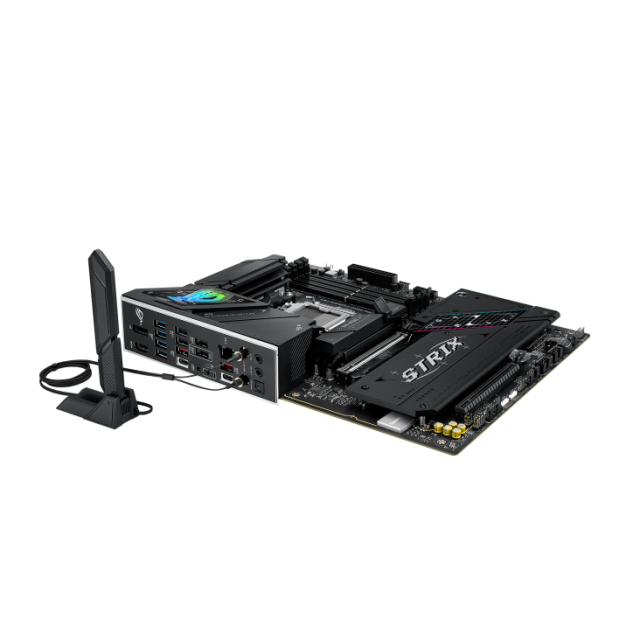 Дънна платка ASUS ROG STRIX B850-F GAMING WIFI, AM5, 4x DDR5, 4x M.2, 2x SATA 6Gb/s, Wi-Fi 7, Bluetooth v5.4, HDMI, DP, ATX