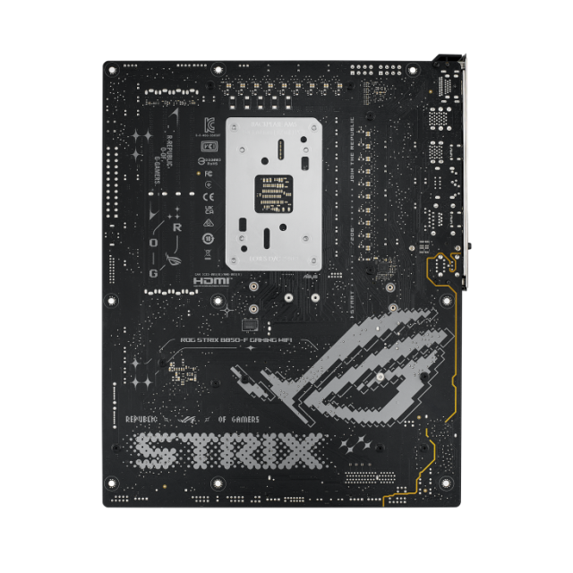 Дънна платка ASUS ROG STRIX B850-F GAMING WIFI, AM5, 4x DDR5, 4x M.2, 2x SATA 6Gb/s, Wi-Fi 7, Bluetooth v5.4, HDMI, DP, ATX