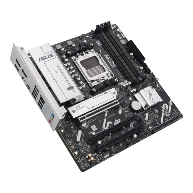  Дънна платка ASUS PRIME B840M-A-CSM, AM5, 4x DDR5, 3x M.2, 4x SATA 6Gb/s, HDMI, 2x DP, Micro ATX