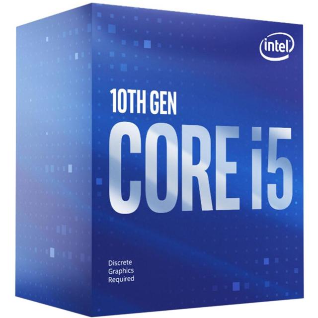 Процесор Intel Core i5-10600KF 6C (4.1 / 4.8GHz, 12MB, 125W), LGA1200, без охлаждане