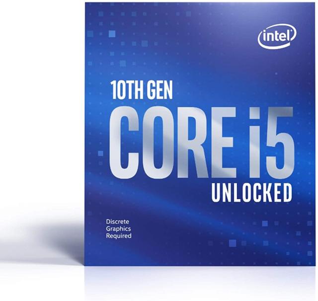 Процесор Intel Core i5-10600KF 6C (4.1 / 4.8GHz, 12MB, 125W), LGA1200, без охлаждане