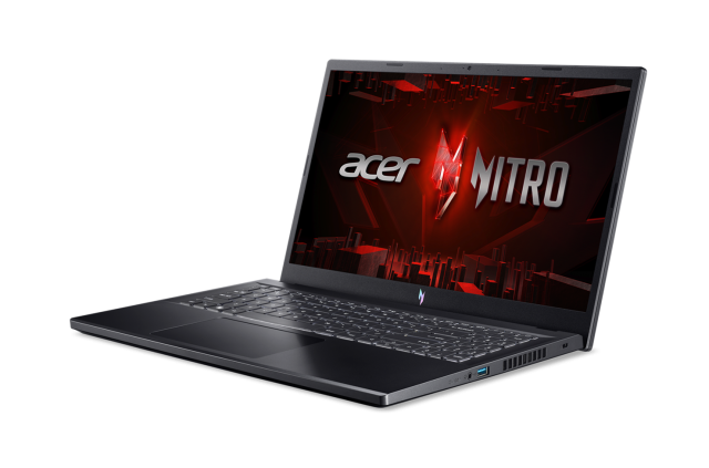 Лаптоп Acer Nitro V15 Gaming ANV15-51-98AA, Intel Core i9-13900H 14C (1.9 / 5.4GHz, 24 MB Cache), 15.6'' (39.62 cm) Full HD, 165Hz, NVIDIA GF RTX 4060 8GB GDDR6 DLSS 3, 32GB DDR5, 1TB SSD, Free DOS