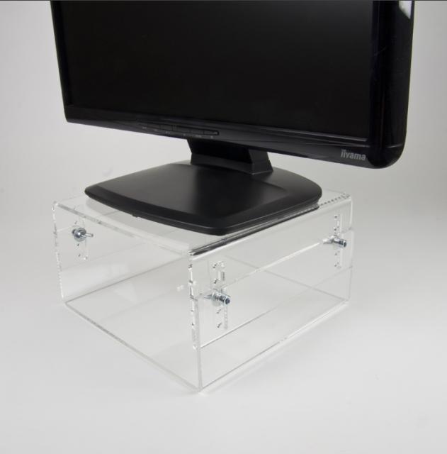 Стойка Neomounts by NewStar Acrylic Monitor Riser (height adjustment: 7-13 cm)
