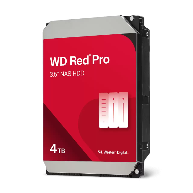 Твърд диск Western Digital Red Pro 4TB NAS SATA 6Gb/s, 7200 rpm, 256MB, 3.5" (8.89 cm)