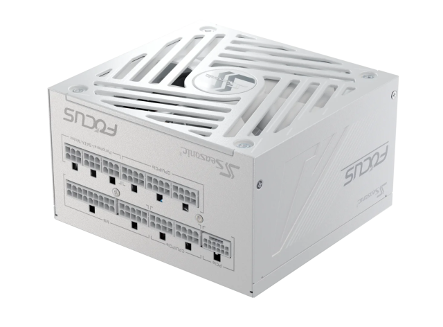 Захранване Seasonic FOCUS GX-1000 White 1000W, Active PFC, 80 PLUS Gold, ATX 3.1, PCIe 5.1, Fully Modular