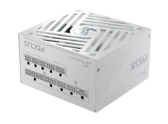 Захранване Seasonic FOCUS GX-750 White 750W, Active PFC, 80 PLUS Gold, ATX 3.1, PCIe 5.1, Fully Modular