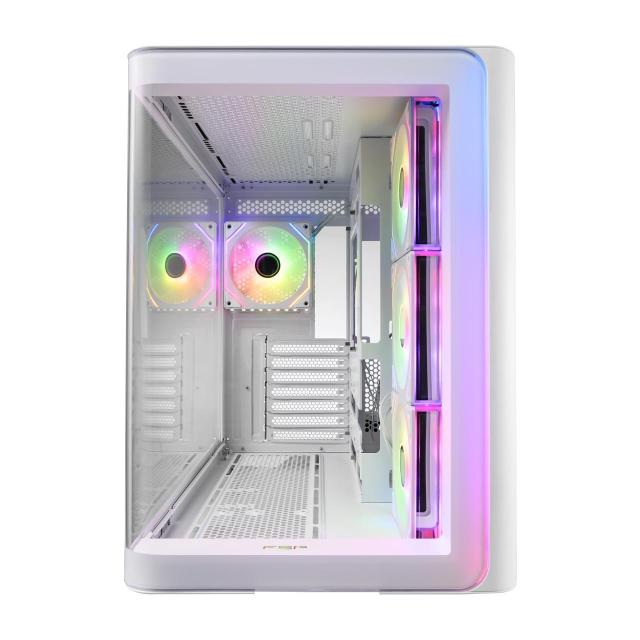 Кутия FSP M580-WA ARGB, Mid-Tower, 2 x USB 3.0, 1 x USB Type-C, ATX, Micro ATX, Mini-ITX