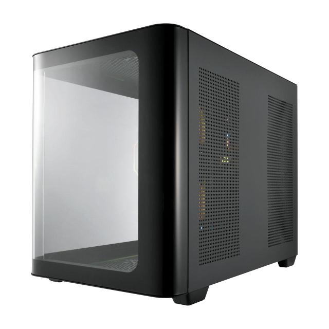 Кутия FSP S380-BA ARGB, Mid-Tower, 2 x USB 3.0, 1 x USB Type-C, Micro ATX, Mini-ITX