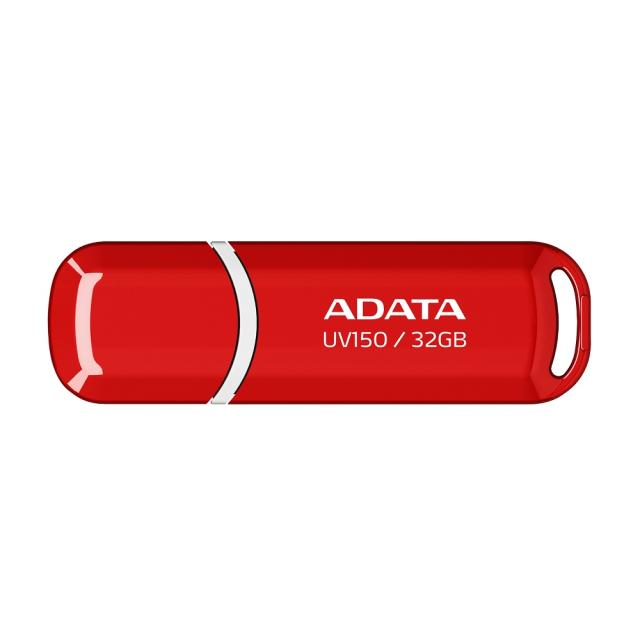 USB памет ADATA UV150 32GB, USB 3.2 Gen1 (USB 5Gbps), RED