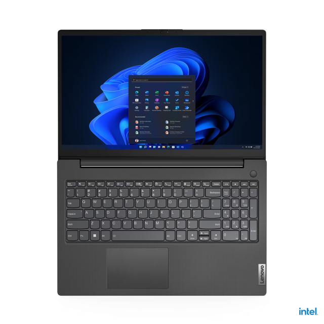 Лаптоп Lenovo V15 G4 IRU, Intel Core i3-1315U 6C (1.2/4.5GHz, 10MB Cache), 15.6" (39.62cm) Full HD IPS Anti-Glare Display, 8GB DDR4, 512GB SSD NVMe, 1x USB 3.2 Gen 1 Type-C, HDMI, Free DOS