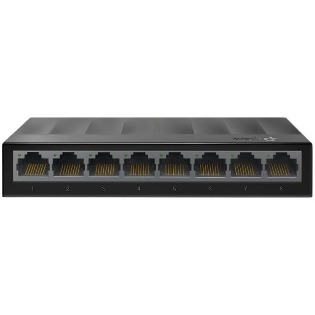 Суич TP-Link LiteWave Unmanaged Switches LS1008G, 8 x 10Base-T/100Base-TX/1000Base-T 