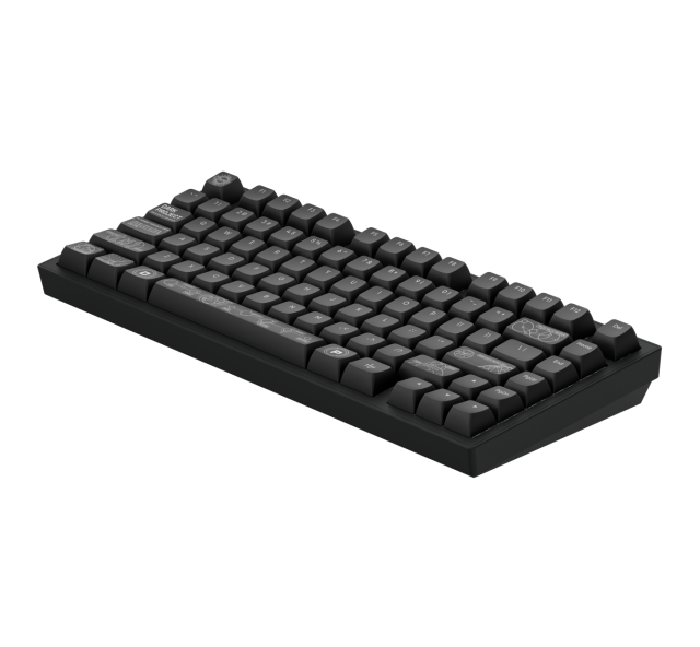 Геймърскa клавиатура Dark Project ALU81A Terra Nova Black RGB, Wireless/Bluetooth, USB