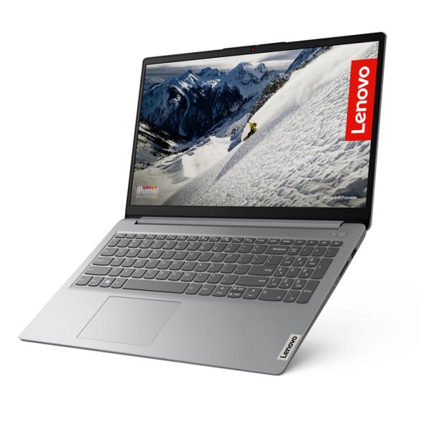 Лаптоп Lenovo IdeaPad 1 15ALC7, AMD Ryzen 7 5700U 8C (1.8/4.3GHz, 8MB Cache), 15.6'' (39.62 cm), FHD IPS Anti-glare, 16GB DDR4, 1TB SSD NVMe, 1x USB 2.0, 1x USB 3.2 Gen 1, 1x USB Type-C, HDMI, Free DOS