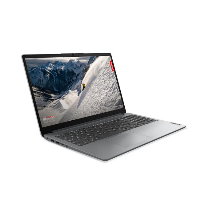 Лаптоп Lenovo IdeaPad 1 15ALC7, AMD Ryzen 7 5700U 8C (1.8/4.3GHz, 8MB Cache), 15.6'' (39.62 cm), FHD IPS Anti-glare, 16GB DDR4, 1TB SSD NVMe, 1x USB 2.0, 1x USB 3.2 Gen 1, 1x USB Type-C, HDMI, Free DOS