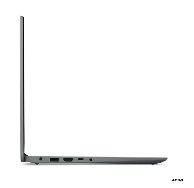 Лаптоп Lenovo IdeaPad 1 15ALC7, AMD Ryzen 7 5700U 8C (1.8/4.3GHz, 8MB Cache), 15.6'' (39.62 cm), FHD IPS Anti-glare, 16GB DDR4, 1TB SSD NVMe, 1x USB 2.0, 1x USB 3.2 Gen 1, 1x USB Type-C, HDMI, Free DOS