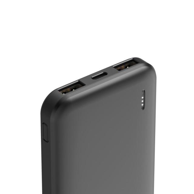 Външна батерия HAMA  "Pocket 5" Power Pack, 5000 mAh, Изходи: 2x USB-A, антрацит