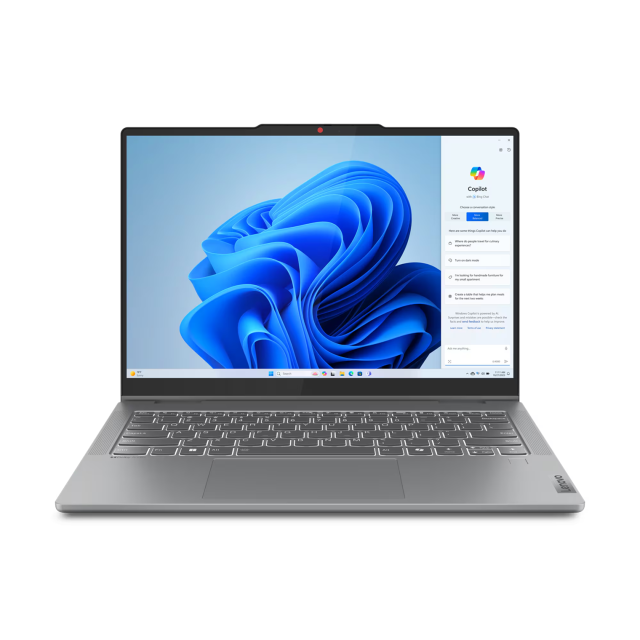 Лаптоп Lenovo IdeaPad 5 2-in-1 14IRH9, Intel Core™ i7-13620H 10C (2.4/4.9 GHz, 24MB Cache), 14.0" (35.56 cm) OLED 400nits Glare Touchscreen Display, 16GB LPDDR5X, 1TB SSD NVMe, 2x USB 3.2 Gen 2 Type-C, HDMI, Windows 11 Home